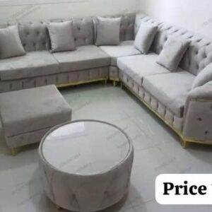 sofa with round table